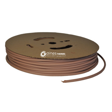 Bobine de gaine thermorétractable à paroi fine ronde marron rétreint 3:1 tenue à 125°C