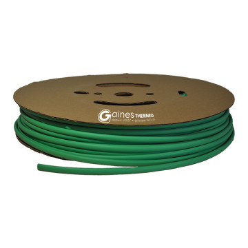 Bobine de gaine thermorétractable à paroi fine ronde verte rétreint 3:1 tenue à 125°C