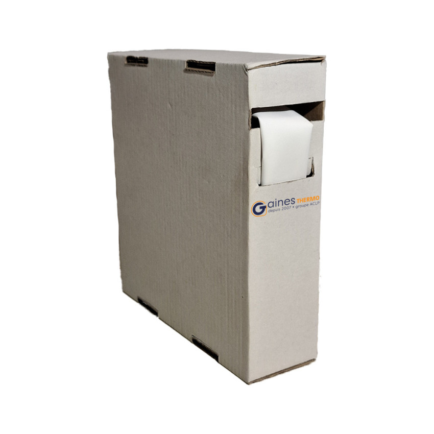 Boite distributrice de gaine thermorétractable blanche ratio 2:1 tenue 125°C