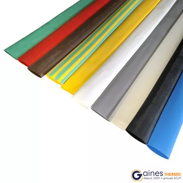 Assortiment de manchon thermorétractable ratio 2:1 tenue 135°C très flexible