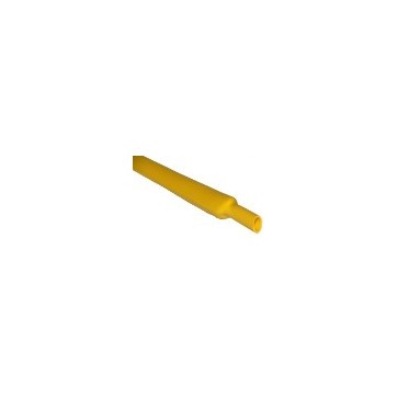 Diamètre 12.7/6.4 mm jaune lot de 5 manchons de 1 M