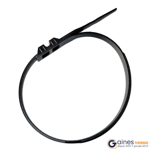 Necklace 9 x 265 mm double head 100 pcs Nylon 12 Black