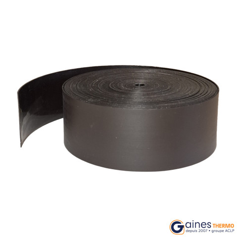 Thermoretractable tape with adhesive Black width 50 length 15m