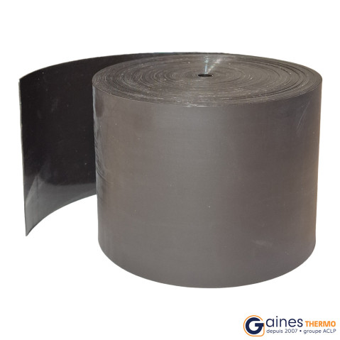 Thermoretractable tape with adhesive Black width 100 length 15m