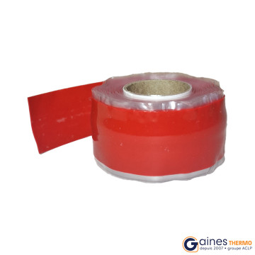 Ruban auto-vulcanisant rouge largeur 25.4 mm long 3 M