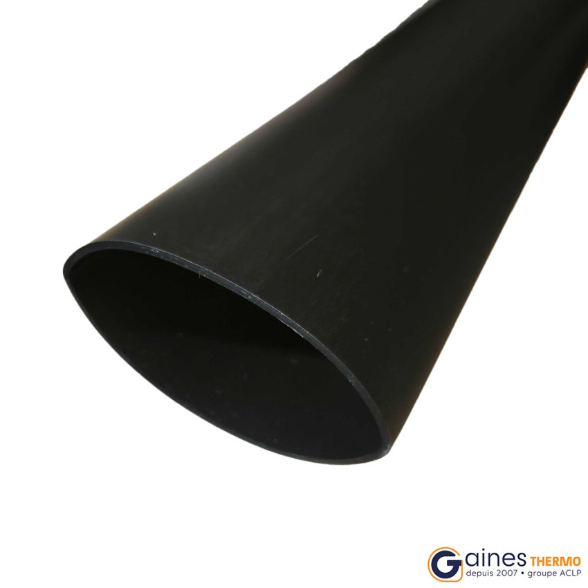 Sleeve medium-wall heat shrink tubing black 4:1 diameter from 2 to 620 mm