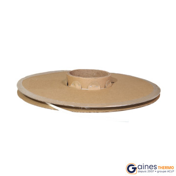 Bobine de gaine thermorétractable ratio 2:1 tenue 125°C blanche aplatie pour l’impression