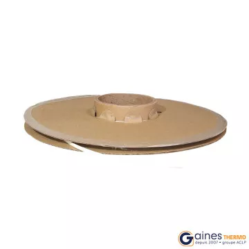 Bobine de gaine thermorétractable ratio 3:1 tenue 125°C blanche aplatie pour l’impression