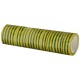 Ruban adhésif PVC vert/jaune larg 15 mm long 10 m, lot de 10 rlx