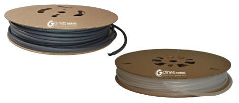 Single-wall halogen free tubing with ratio 2:1 in reel